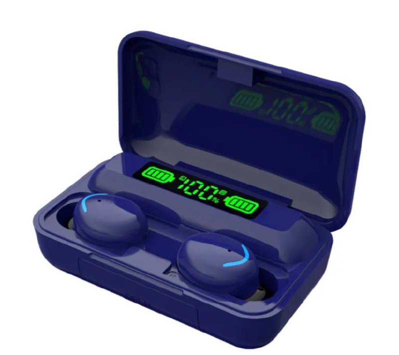 F9-5 TWS 5.3 Wireless Bt Earphone Touch Earbuds Music IPX7 Waterproof LED Display Headset 9D Stereo Sport Headphones