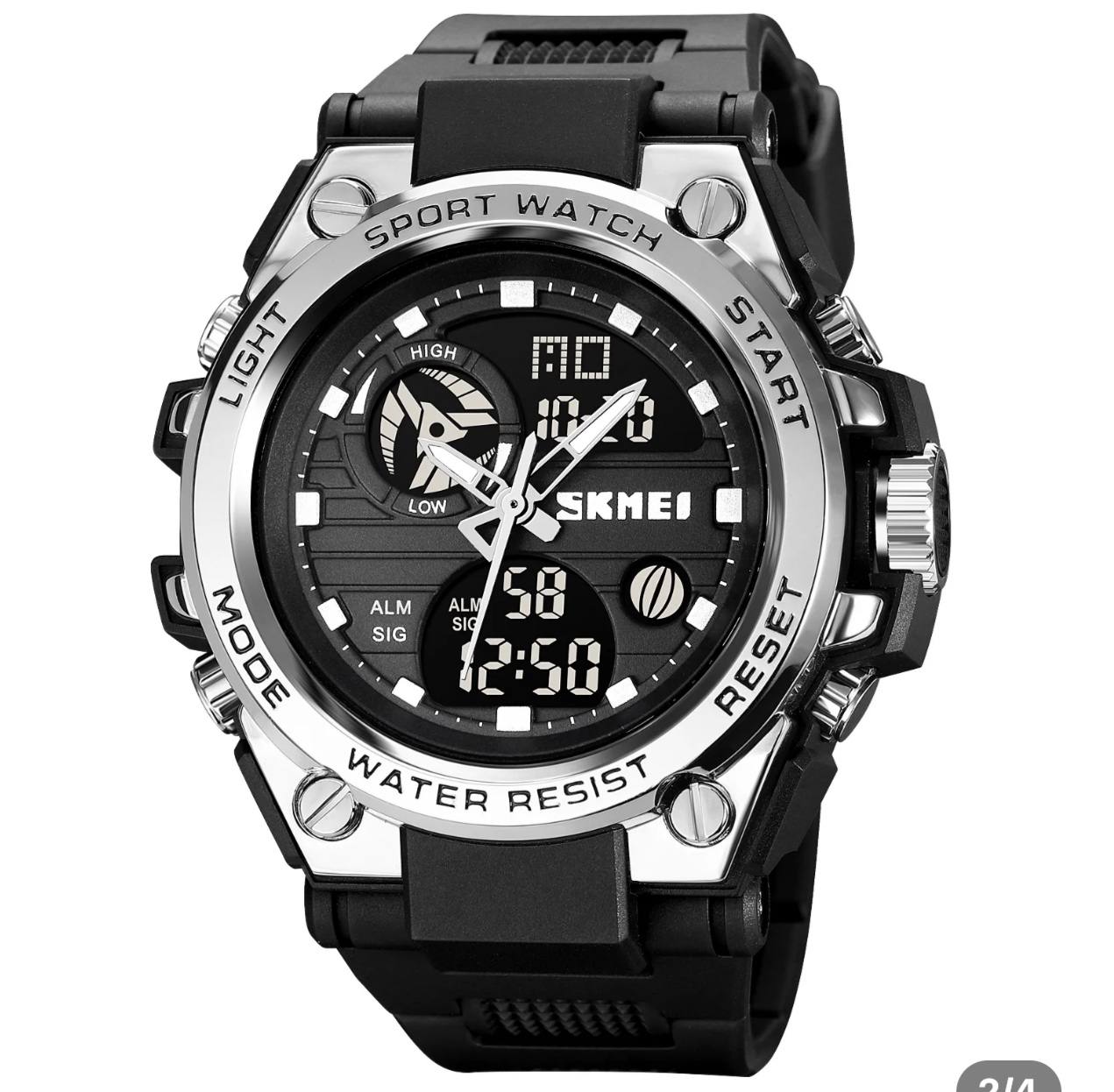 Wholesale Skmei 2031 fashion relojes digitales analog digital sports watch chrome watches men relogio masculino digital