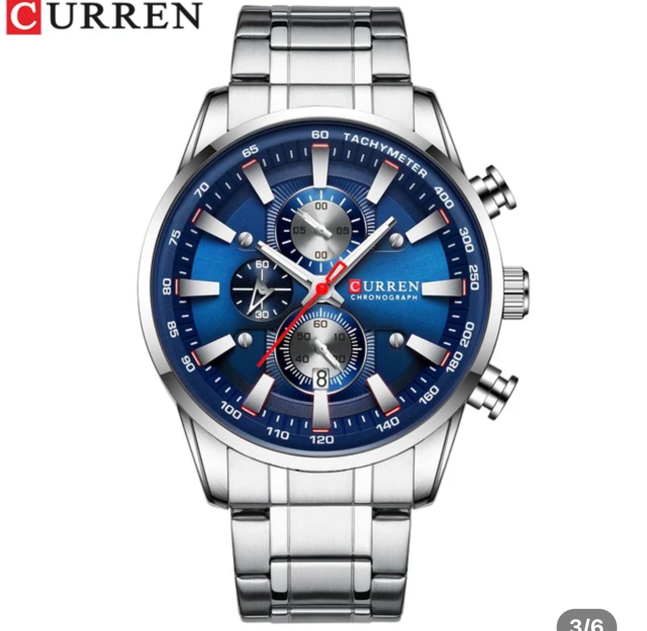 CURREN 8351 Men Sport Quartz Wristwatch Fashion Business Quartz Watch Male Clock Chronograph Stainless steel Wrist Watch