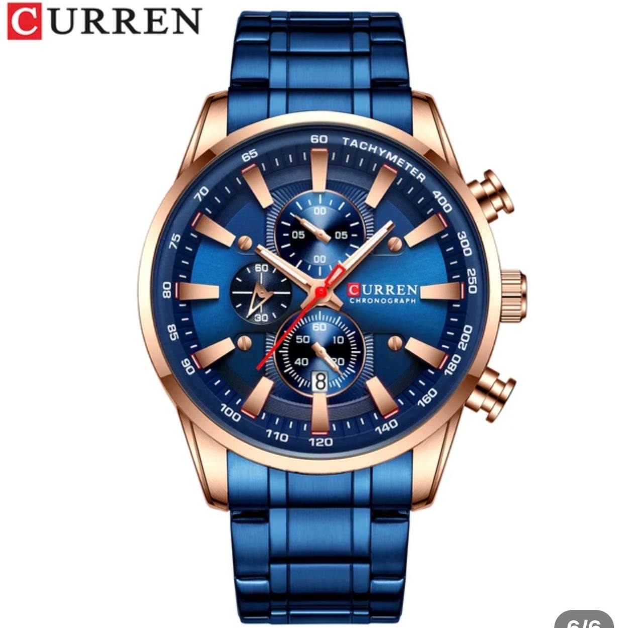 CURREN 8351 Men Sport Quartz Wristwatch Fashion Business Quartz Watch Male Clock Chronograph Stainless steel Wrist Watch