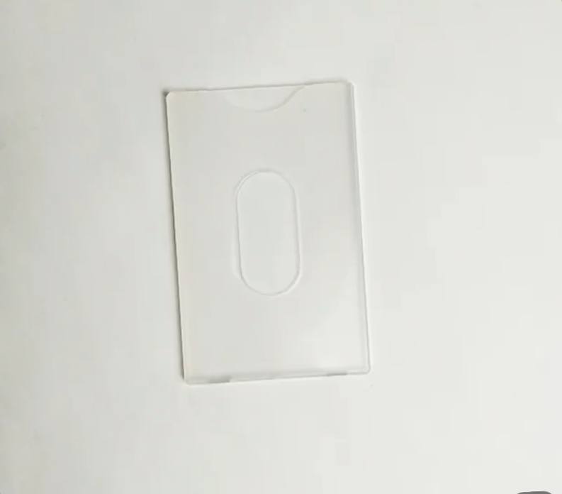 Wholesale Transparent PP Credit Card Sleeve Hard Plastic ID Card Holder Bank Card Protector