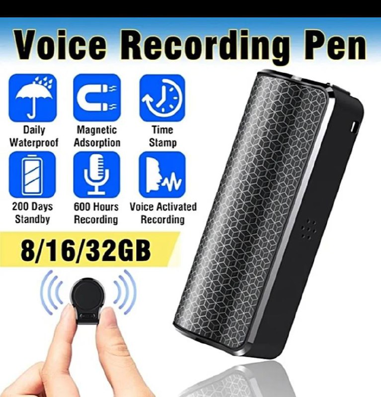 Hot Sale Q70 Digital Audio Voice Recorder With Magnetic Sound Activated Recording Devices Long Standby 500 Hours