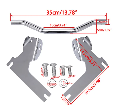 Spot Passing Light Lamp Turn Signal Bar for 1994-2013 Harley Davidson Road King, Electra Glide, and Touring Models