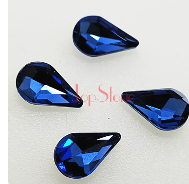 TopStone 5x8mm 6x10mm 8x13mm Teardrop Pointback XILION Pear Drop Crystal Fancy Stone Glass Crystal Jewelry Beads