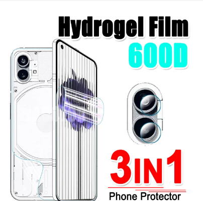 Hydrogel Film For Nothing Phone (1) Screen Gel Protector/Back Cover Safety Film/Cam Glass For Nothing Phone1 Phone 1 One 6.55"