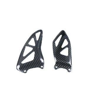 For Suzuki GSXR GSX-R 1000 2017 2018 2019 2020 2021 2022 Carbon Fiber Motorcycle Accessories Heel Guards Footrest Plate Foot Peg