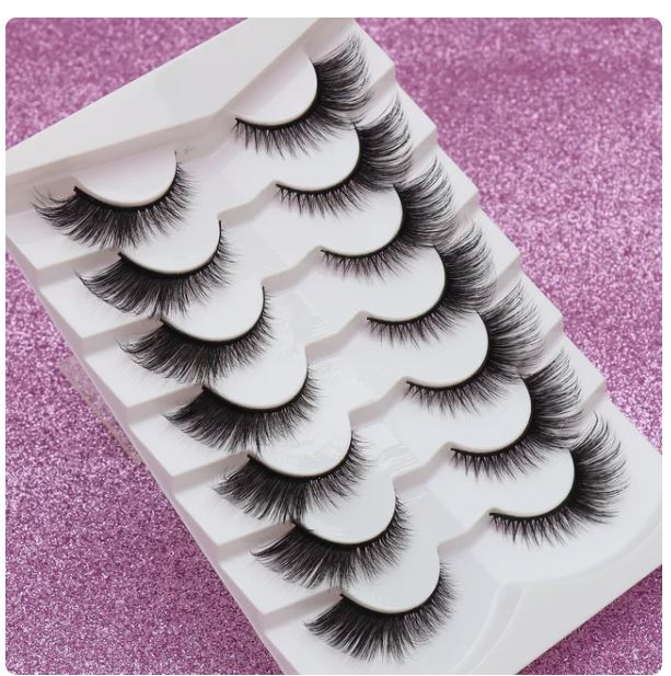 3D Cat Eye Lashes Reusable False Eyelashes Wispy Fake Eyelash Extension Thick Handmade Faux Mink Lashes Makeup Tools maquiagem