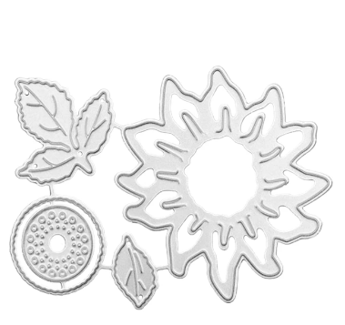 Cutting Dies Leaf and Flower Metal Die-Cut DIY Scrapbooking Photo