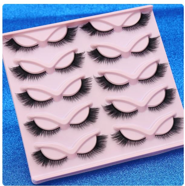 3D Cat Eye Lashes Reusable False Eyelashes Wispy Fake Eyelash Extension Thick Handmade Faux Mink Lashes Makeup Tools maquiagem