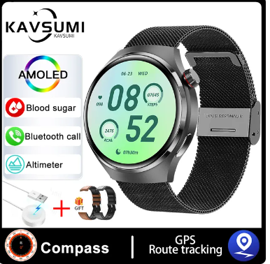 2023 NEW For Huawei Watch GT4 Pro AMOLED Smart Watch Men Custom Dial Answer Call Sport Fitness Tracker Men Waterproof Smartwatch