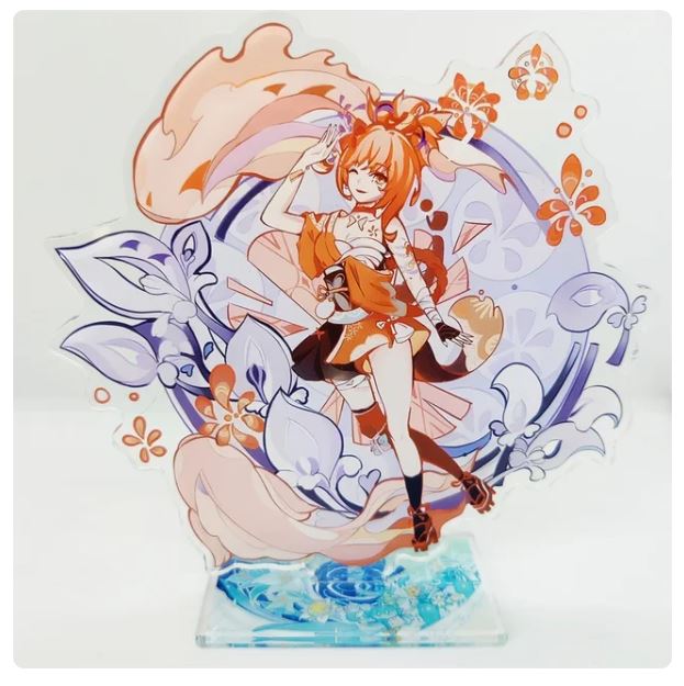 Impact Stand Acrylic Game Figure Wanderer Tighnari Cyno Kaedehara Kazuha Barbatos Windblume Festival Collection Prop