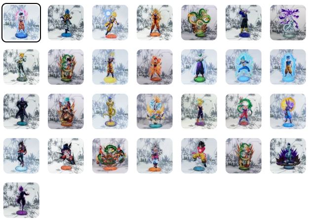 New style Dragon Ball Anime Figures Personal Show Acrylic Stand Model Plate Holder Cake Topper Birthday Gifts