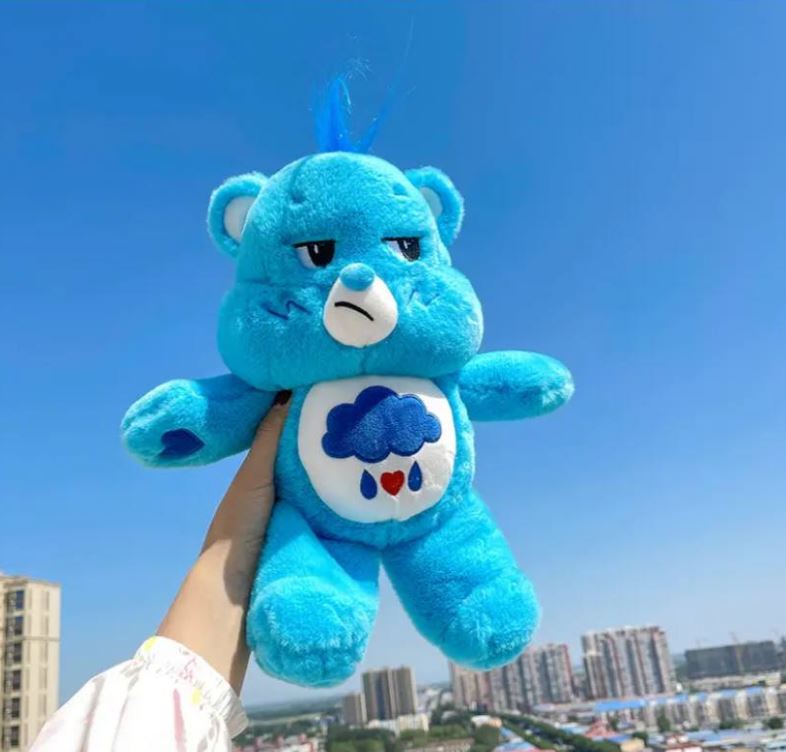 Genuine Cute Rainbow Bear Cartoon Plush Doll Super Soft and Soothing Sleeping Doll Home Decoration Children's Birthday Gift