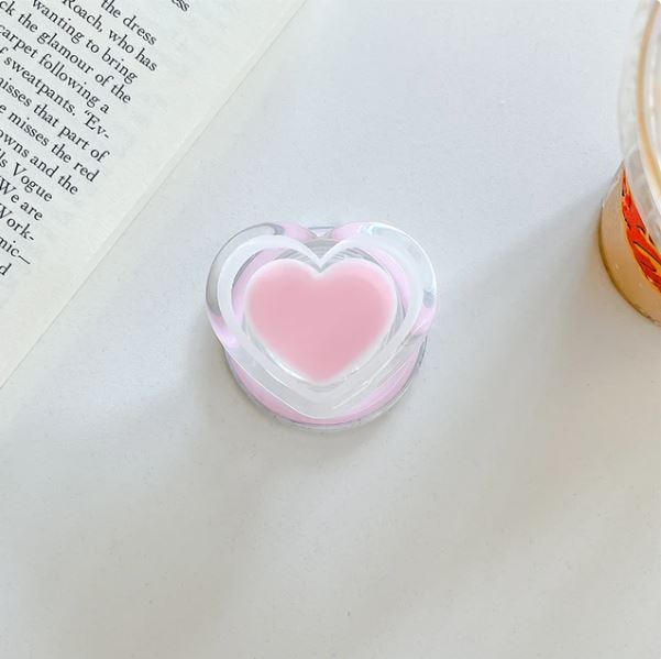 Cute Cartoon Castle Ghost Love Heart Magnetic Stand Holder Acrylic Phone Grip Tok Detachable Bracket for Magsafe Phone Support