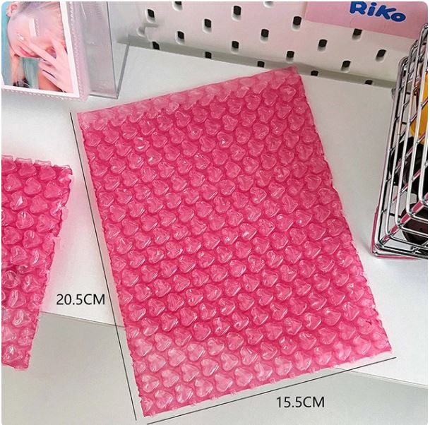 10Pcs Plastic Foam Packing Bags Envelope PE Clear Protective Wrap Double Film Shockproof Package Cushioning Covers