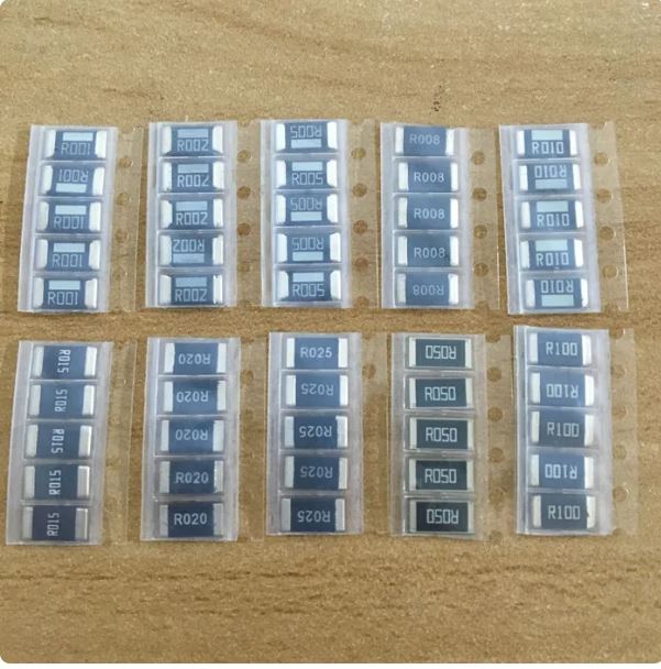 50PCS Alloy resistance 2512 SMD Resistor Samples kit ,10 kindsX5pcs=50pcs R001 R002 R005 R008 R010 R015 R020 R025 R050 R100