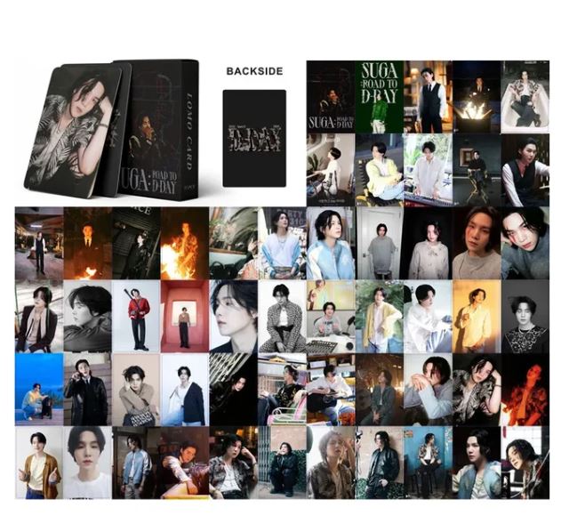 55Pcs Set Kpop Idols V Layover Photo Cards Solo LOMO Cards Postcards Premium Photos