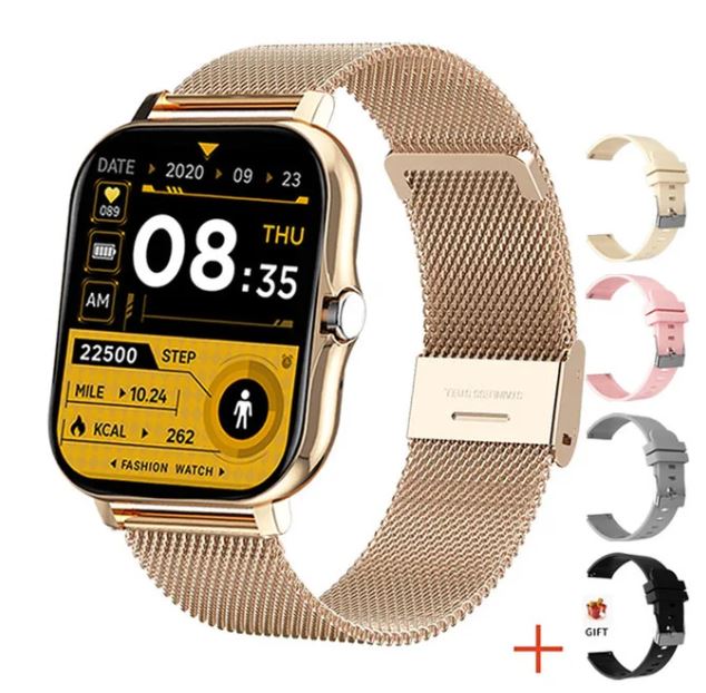 2024 Smart Watch For Men Women Gift 1.69' Full Touch Screen Sports Fitness Watches Bluetooth Calls Digital Smartwatch Wristwatch