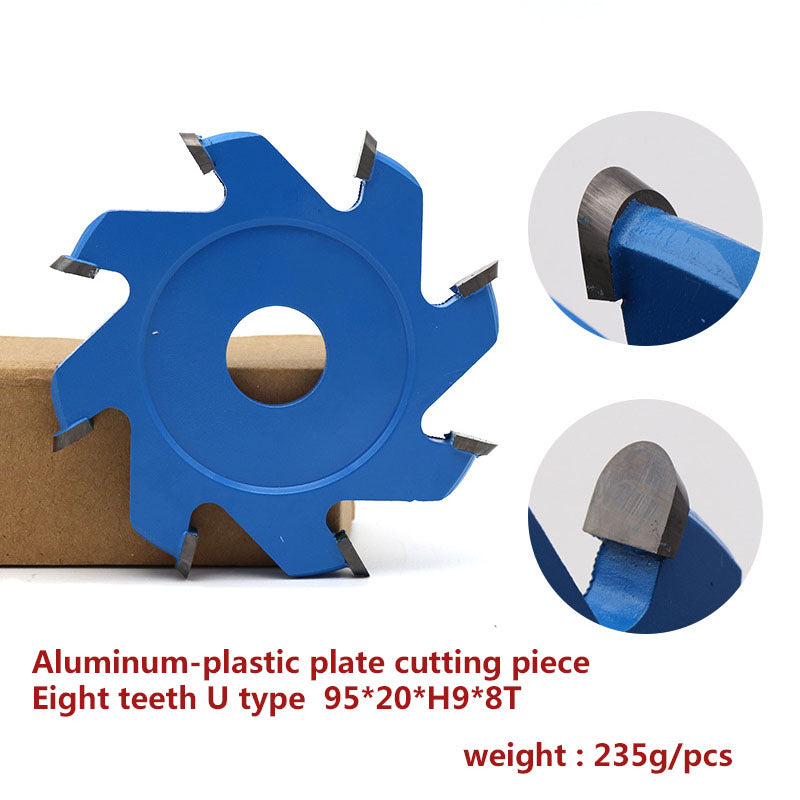 Round Bottom Knife, Slotted Alloy Saw Blade, Aluminum-plastic Panel Cutting Blade
