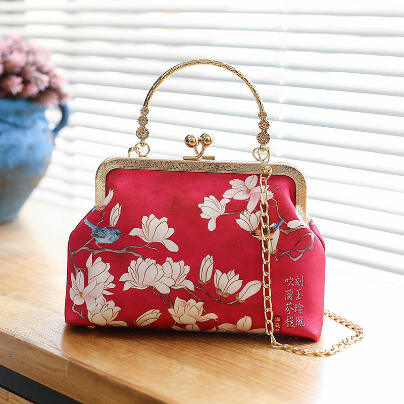 One-shoulder Crossbody With Cheongsam Bag Retro