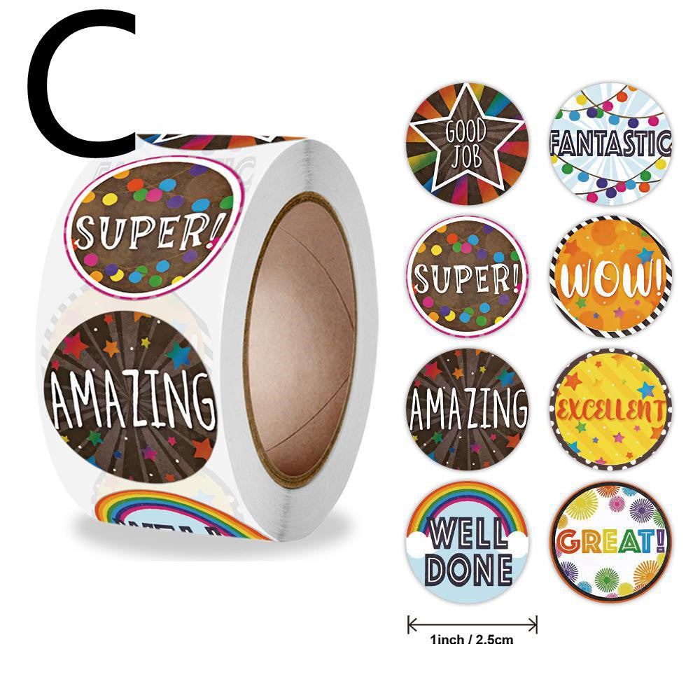 Children's Cartoon Animal Pattern Sticker Gift Box Packaging Decoration