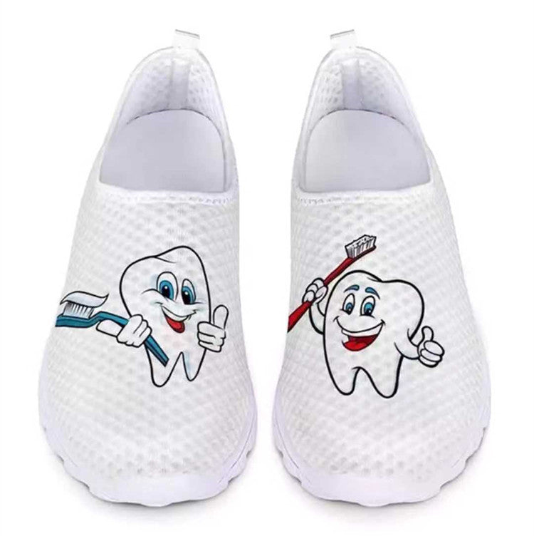 Round Toe Flat Cartoon Women's Shoes