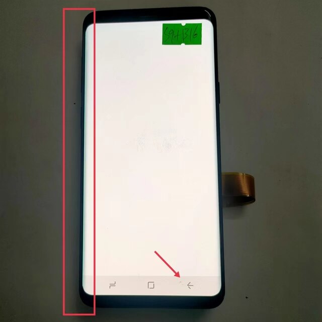 100% Of The Original Samsung S9plus Screen is Suitable for The Galaxy S9plus G965A G965U G965F AMOLED Display, LCD Touch Screen