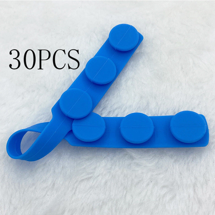 Silicone elastic cord extension strap