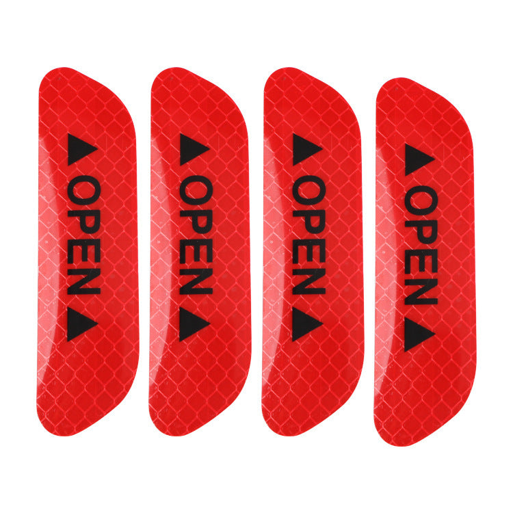 Safety reflective warning strip stickers