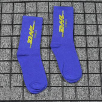 Popular logo hip-hop long tube cotton socks