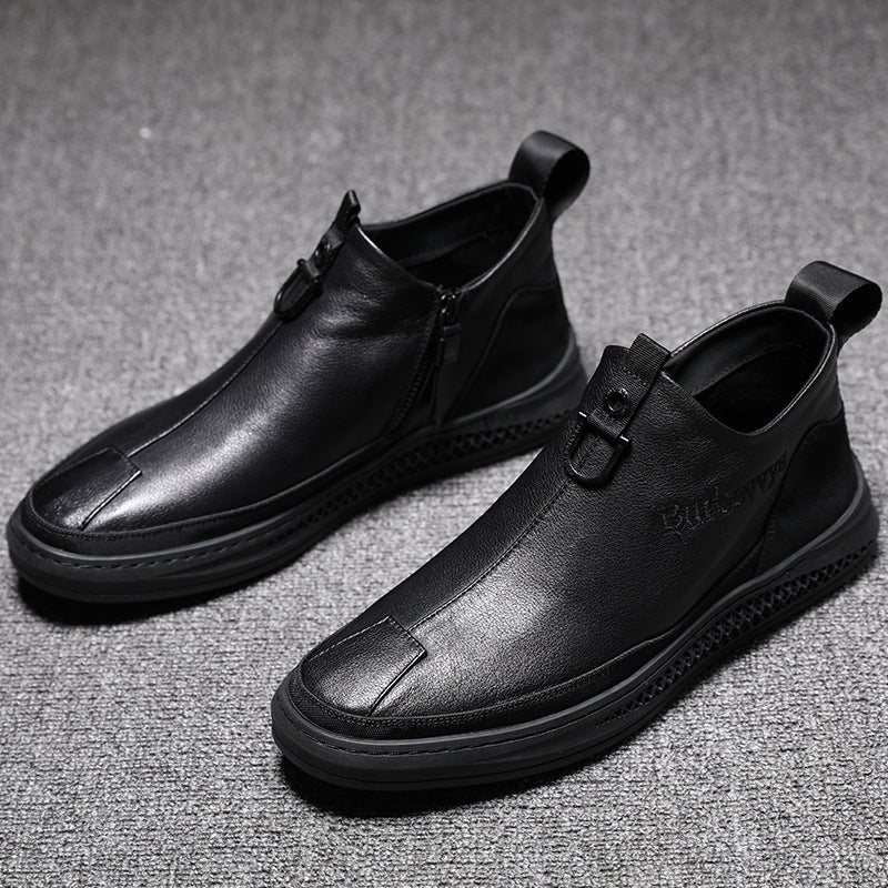 Men's casual leather shoes