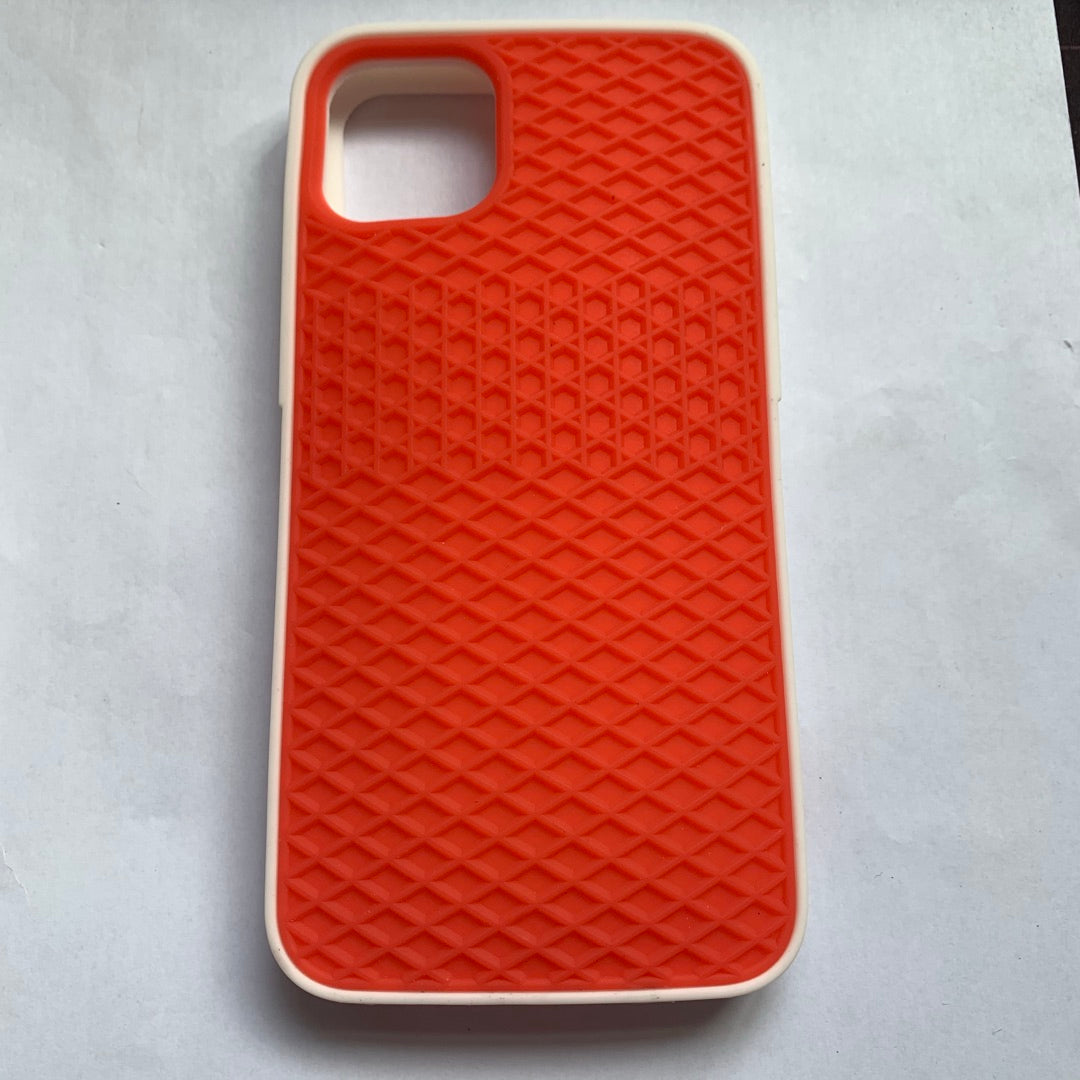 Waffle sole silicone phone case