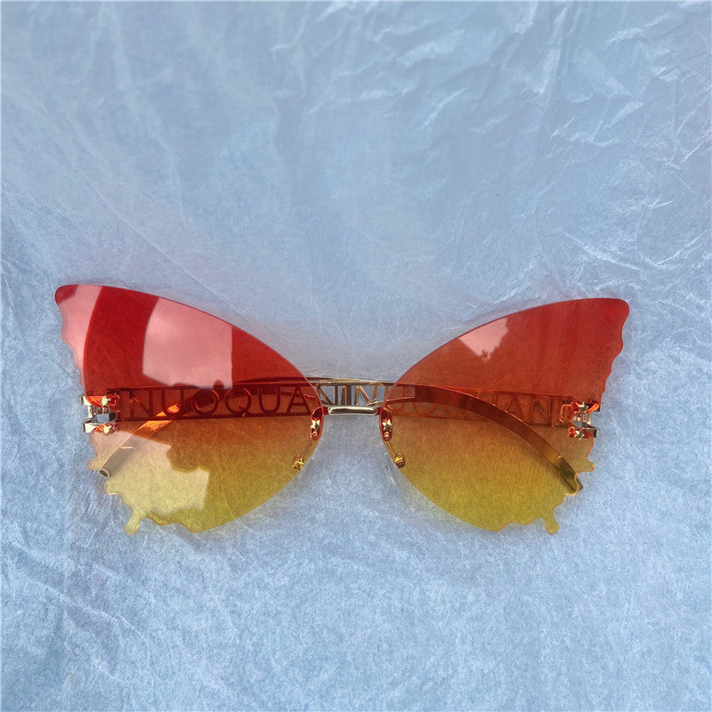 Butterfly gradient glasses