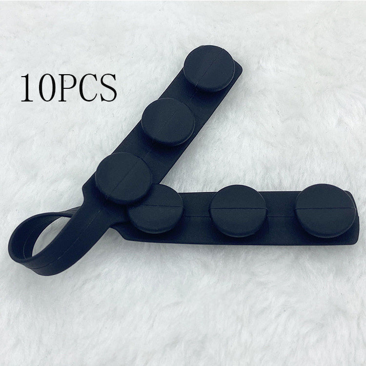 Silicone elastic cord extension strap