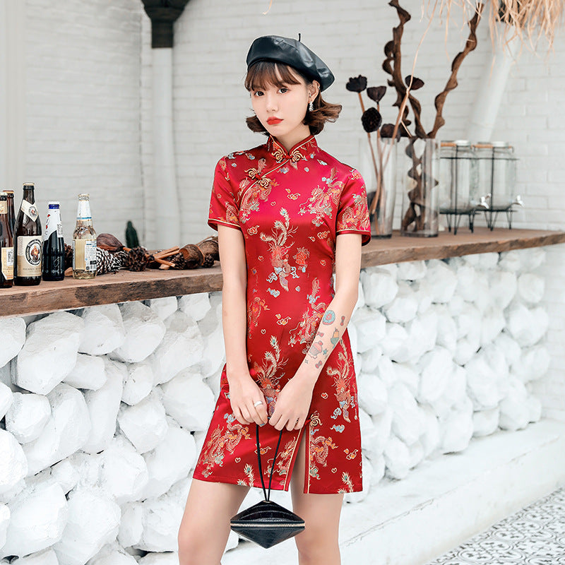 New summer daily Tang suit cheongsam dress