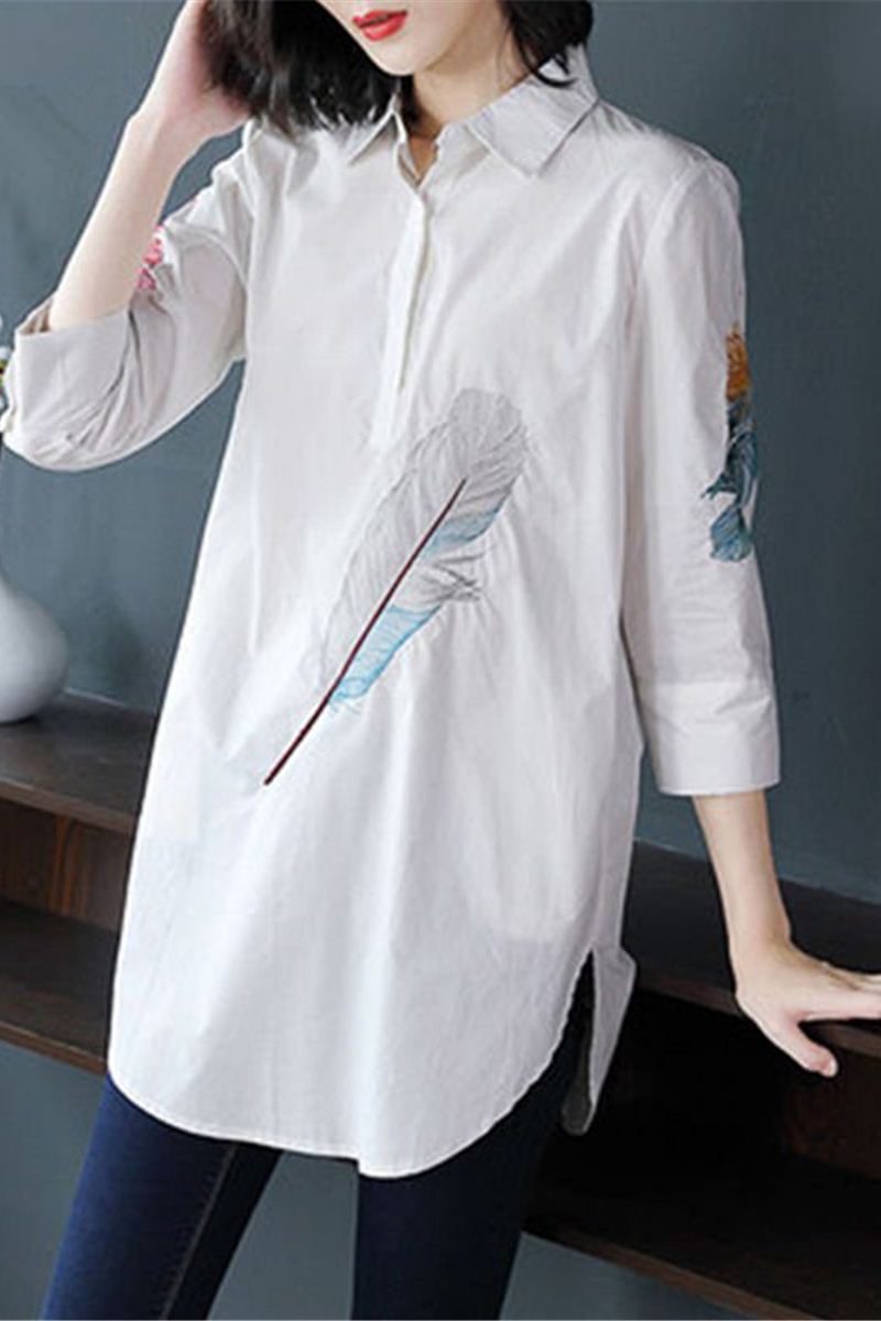 Women's bottoming shirt shirt spring mid-length top