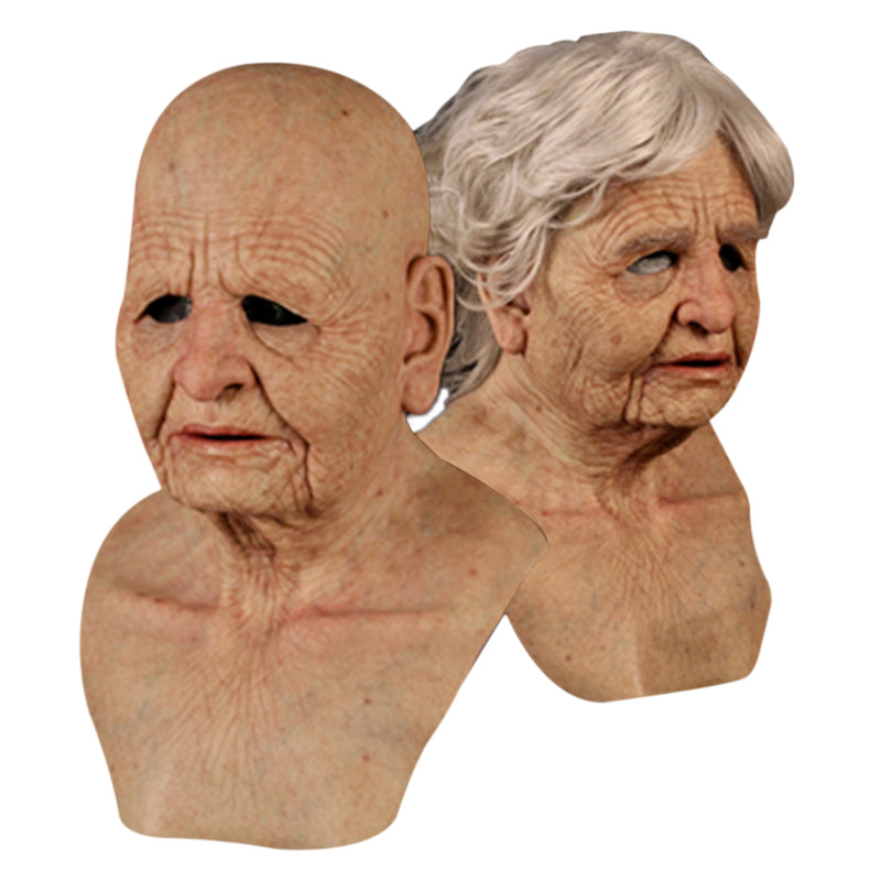 Latex headgear for the elderly
