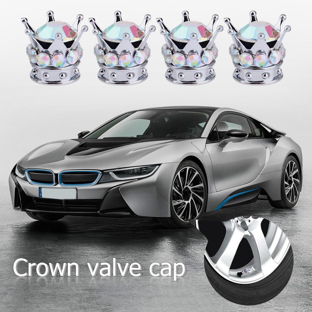 Crown Valve  Diamond Valve Core Tire Ornament  4Pics