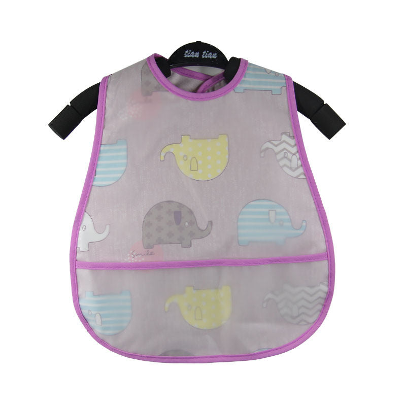 Baby eating bib girl baby waterproof children male painting apron