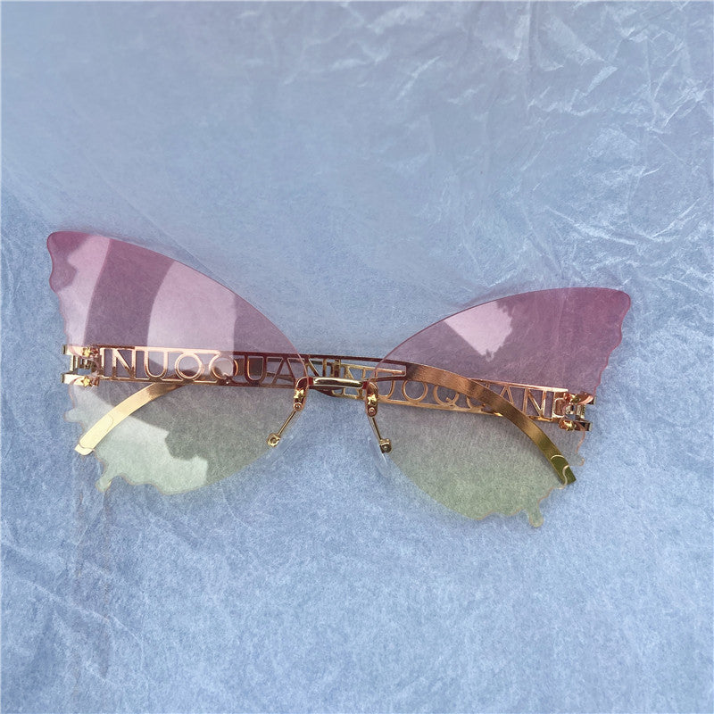 Butterfly gradient glasses
