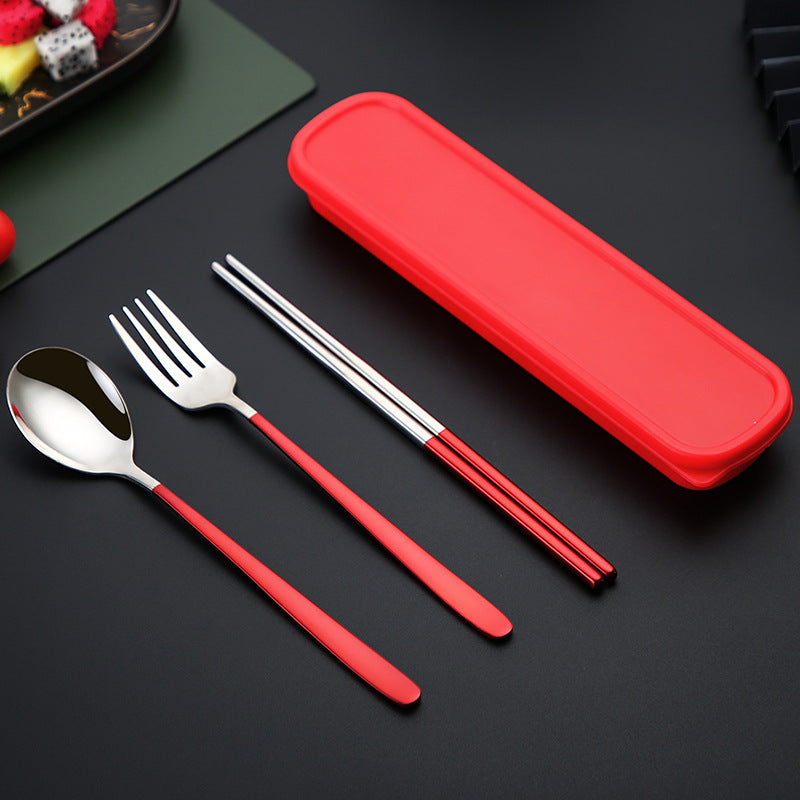 Stainless Steel Portable Tableware Korean Style