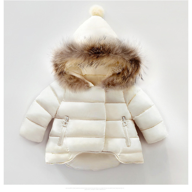 Girls padded jacket padded down jacket