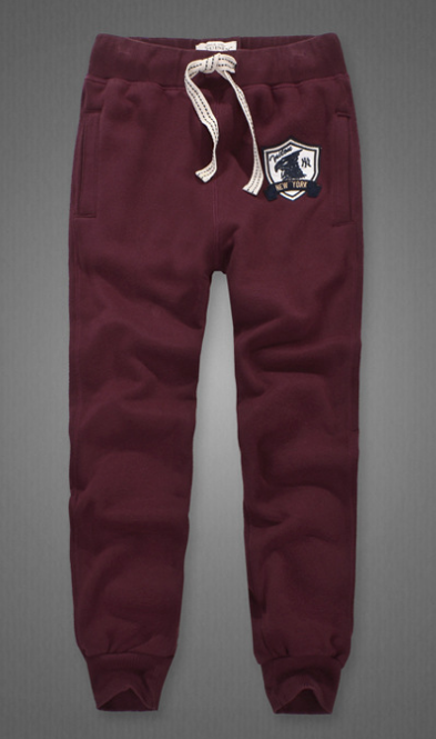 Men's casual trousers with fleece