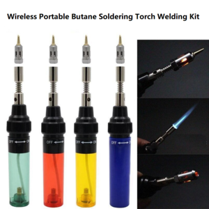 Multifunctional inflatable gas soldering iron