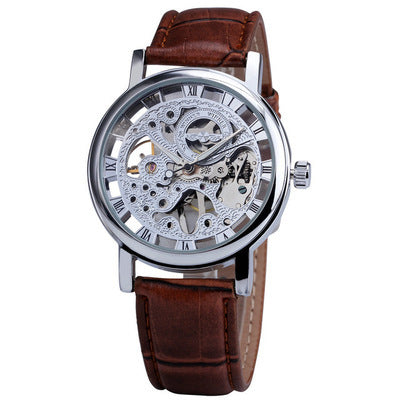 T-Winner Full Hollow Men's And Women's Couple Mechanical Watch