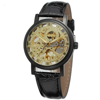 T-Winner Full Hollow Men's And Women's Couple Mechanical Watch