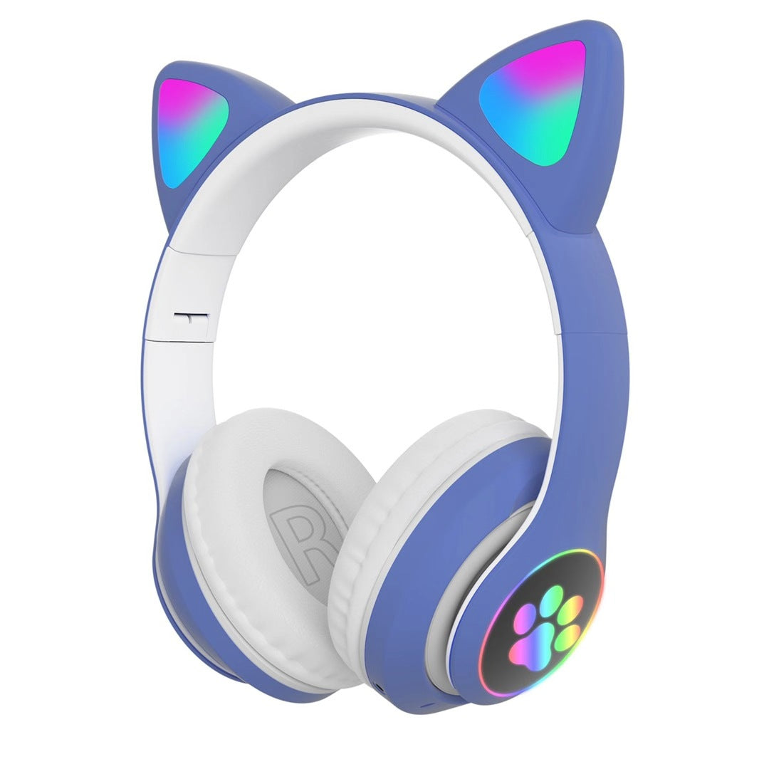 Cat Ear Bluetooth Headset Wireless Light Emitting Headset