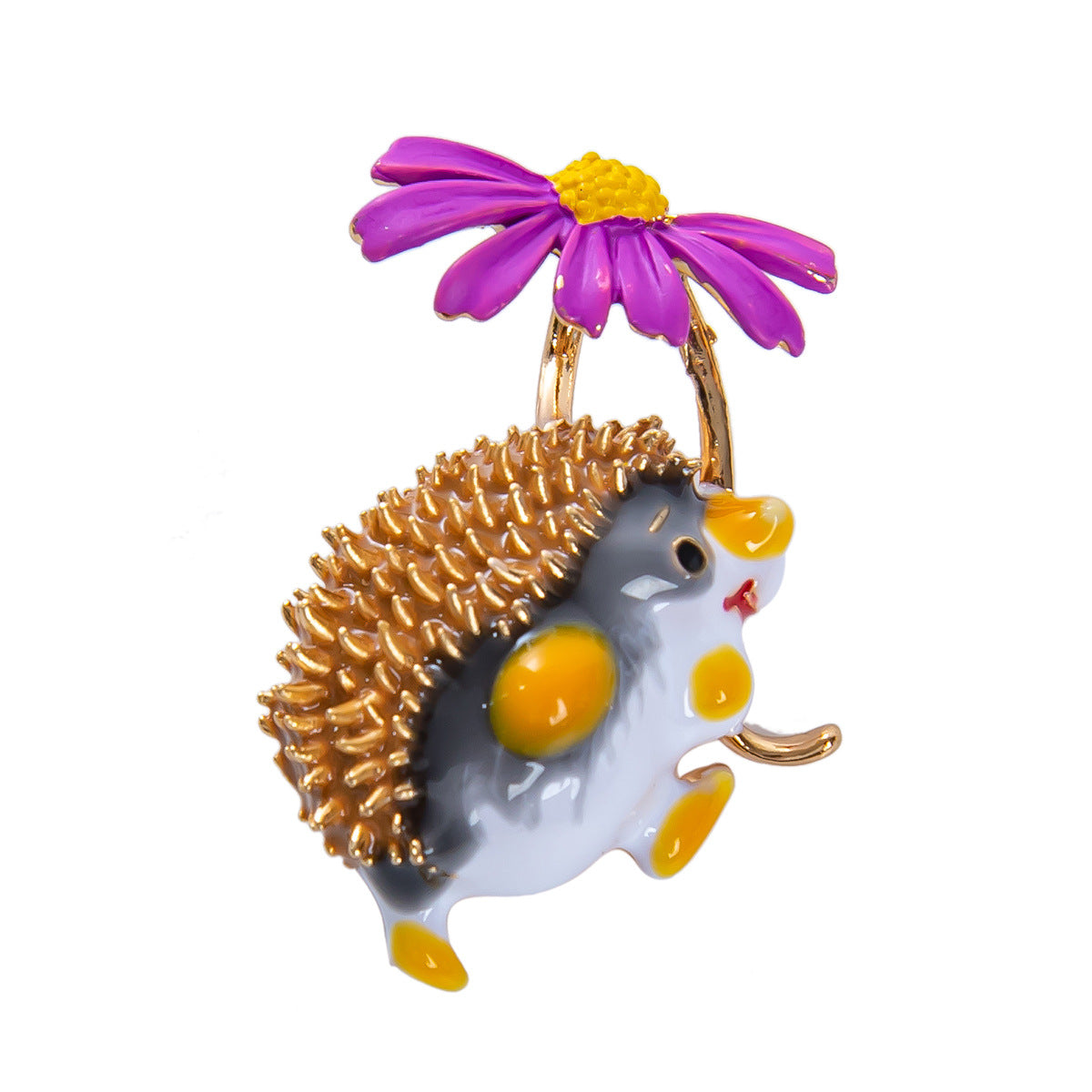 Little hedgehog brooch