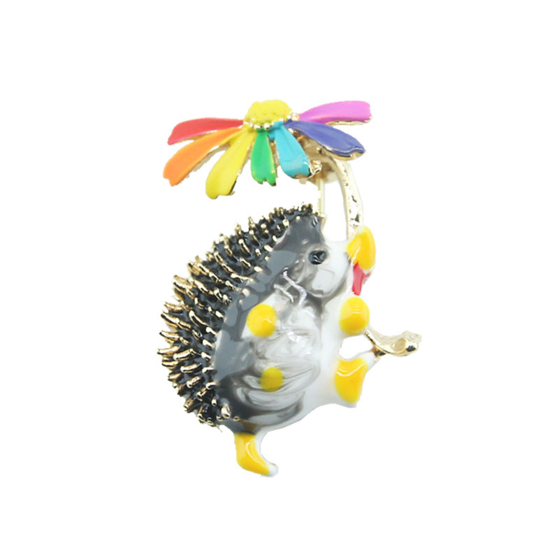 Little hedgehog brooch