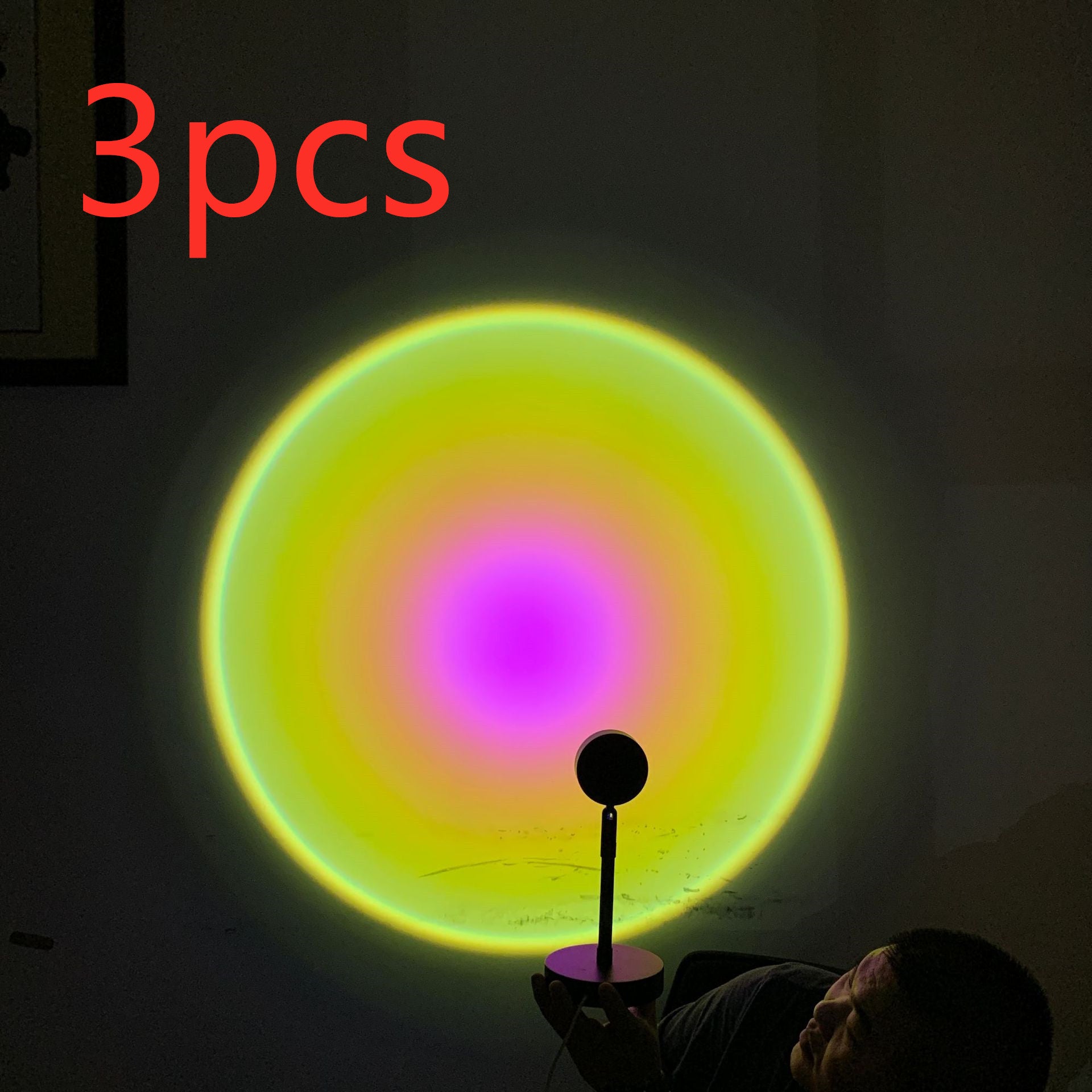 Rainbow Light Sun Projector Lamp Background Wall Decoration